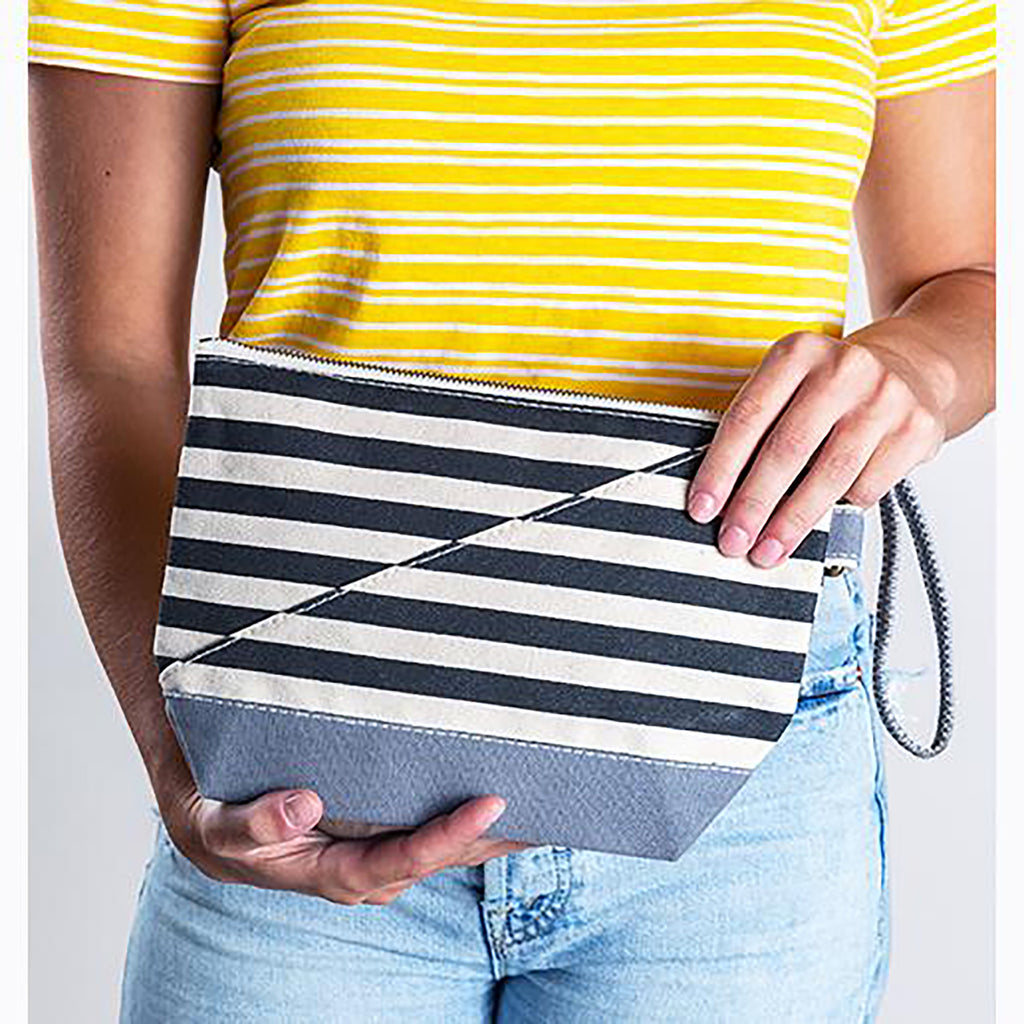 Custom Striped All in One Pouch